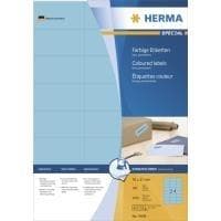 HERMA SuperPrint - selvklæbende etiketter - blå - 37 x 70 mm - 100 stk. (4408)