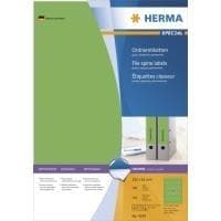 HERMA SuperPrint - Mappetiketter - grön - 61 x 192 mm - 400 st. (100 ark x 4) (4299)