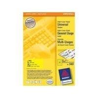 Avery - Etiketter - Gul - A4 (210 x 297 mm) - 100 st. 24) (3451)