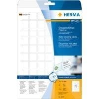 HERMA Special - Kalvotarrat - matta - itseliimautuva - valkoinen - 24 x 24 mm 1750 etiketti(ä) (25 arkkia x 70) (8339)