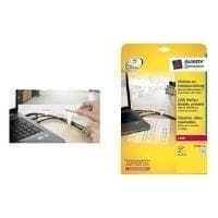 Avery L7950 - Blanke polyesterfilmetiketter - Hvide - 60 x 40 mm - 24 etiketter (1 ark x 24) (L7950-20)