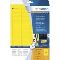HERMA Special - Selvklæbende mat folieetiketter - Gul - 21,2 x 45,7 mm 1200 stk. (25 ark x 48) (8030)
