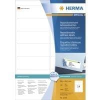 HERMA Movables - självhäftande etiketter - vit - 99,1 x 38,1 mm - 1400 st. (100 ark x 14) (10310)