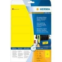 HERMA Special - Matt - självhäftande - Gul - 99,1 x 42,3 mm 300 etikett(er) (25 ark x 12) folieetiketter (8029)