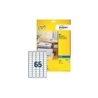 Avery - adresselabels - hvid - 21,2 x 38,1 mm 1625 stk. (25 ark x 65) (J8651-25.FR)