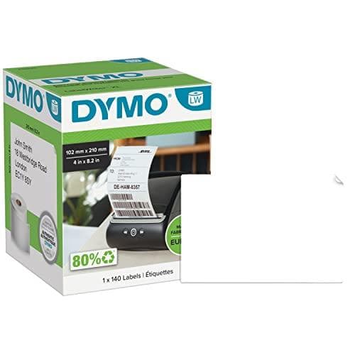 DYMO LW fraktetiketter endast för LW 4XL/5XL 102x210mm 140st (2166659)
