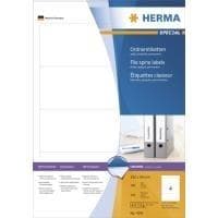 HERMA SuperPrint - Tiedostokansiotarrat - valkoinen - 59 x 192 mm - 400 kpl. (100 arkkia x 4) (4291)