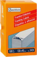 Miniatyrbillede 1 af 3: Private label Avery 3439 Frankeringslabel 130x140mm Hvid