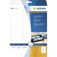 HERMA Special - Højglans, permanent selvklæbende papiretiketter - hvid - 63,5 x 38,1 mm - 525 label(s) (25 ark x 21) (4904)