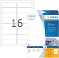 Miniatyrbild 1 av 5: HERMA Textil/Namnetiketter A4 88,9x33,8mm vit 320St.