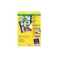 Avery Zweckform L6005 - permanent lim - fluorescerande röd - A4 (210 x 297 mm) 25 etikett(er) 1) Etiketter