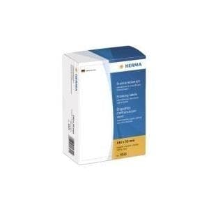 HERMA Frankeringsetiketter - Självhäftande etiketter - vita - 50 x 140 mm - 500 etikett(er) (250 ark x 2) (4321)