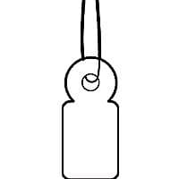 HERMA Strung mærkningsskilte - navneskilte - hvide - 10 x 22 mm - 1000 label(s) (6949)