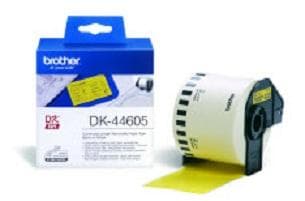 Brother DK44605 - Aftagelige selvklæbende etiketter - Gul - Rulle (6,2 cm x 30,5 m) - 1 rulle(r) - til QL 1050, 1050N, 1060N, 500, 500A, 500BS, 500BW,