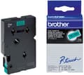 Miniatyrbild 1 av 2: Brother - Etiketter - svart, grön - rulle (1,2 cm) - 1 rulle (TC701)