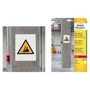 Avery Zweckform - papir - permanent klæbemiddel - hvid - 63,5 x 29,6 mm 540 label(s) (20 ark x 27) labels (L7874-20)