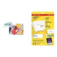 Avery Zweckform J4792 - Adressetiketter - vit - 29,6 x 63,5 mm - 675 etikett(er) (25 ark x 27) (J4792-25)