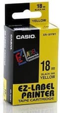 Miniatyrbild 1 av 4: Casio XR-18YW1 etikettskrivartejp