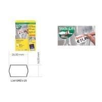 Avery Zweckform L3410REV - Hintalapputarrat - 16 x 26 mm - 2550 tarraa (25 arkkia x 102) (L3410REV-25)