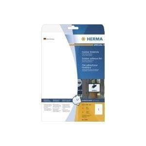 HERMA Special - Selvklæbende, matte etiketter af polyethylenfilm til udendørs brug - hvid - A4 (210 x 297 mm) 10 etiketter (9500)