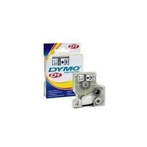 DYMO D1 - Självhäftande polyesteretiketter - Svart på genomskinlig - Rull (0,95 cm x 7 m) - 1 rulle (40910)