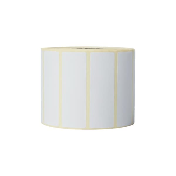 Brother - Vit - 76 x 26 mm 15200 etikett(er) (8 rull(ar) x 1900) stansade etiketter - för Brother TD-4410D, TD-4420DN, TD-4520DN, TD-4550DNWB