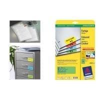 Avery L6033 - Avtagbara etiketter - gröna - 63,5 x 33,9 mm 480 etikett(er) (20 ark x 24) (L6033-20)