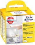 Miniatyrbild 1 av 4: Avery-Zweckform Etikettrulle Kompatibel ersätter DYMO, Seiko 99012, S0722400 89 x 36 mm Papper Vit 260 st Permanenta adressetiketter ASS0722400