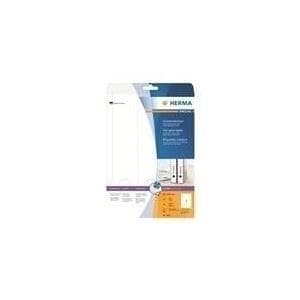 HERMA Special - Pysyvät itseliimautuvat, mattapintaiset paperiarkit - valkoinen - 61 x 297 mm - 90 g/m2 - 75 tarraa (25 arkkia x 3) (4831)