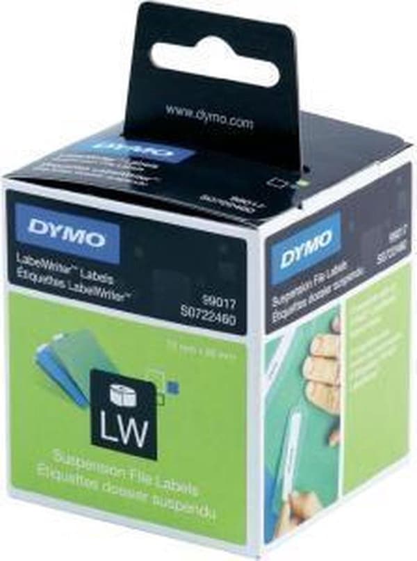 Dymo hængefiletiketter