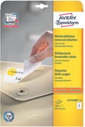 Miniatyrbillede 1 af 4: Avery aftagelige etiketter, hvide, 96,0 x 63,5 mm, aftagelige