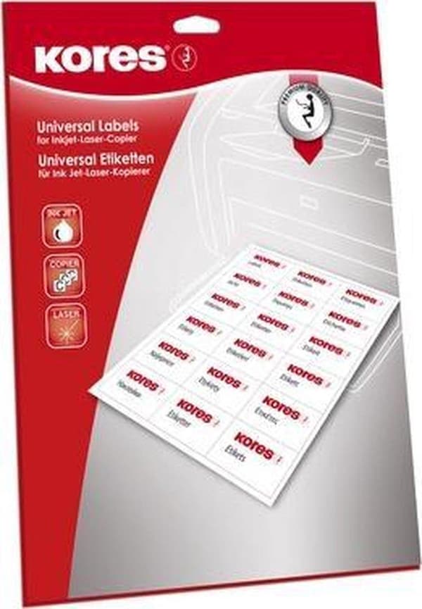 Etiket Kores ILK 192 x 38 7 labels pr. ark