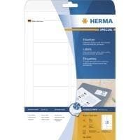 HERMA Special - Permanent självhäftande, matt, bestruket papper adressetiketter - vit - 83,8 x 50,8 mm - 90 g/m2 - 250 etikett(er) (25 ark x 10) (8840
