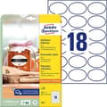 Miniatyrbild 1 av 6: AVERY Zweckform etiketter 5087 vit - 180 stycken (5087)