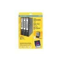 Avery File Folder Etiketter - Vit - 192 x 38 mm 100 etikett(er) (25 ark x 7) (L4760-25)