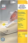Miniatyrbillede 1 af 9: Avery aftagelige etiketter, hvide, 99,1 x 139,0 mm, aftagelige