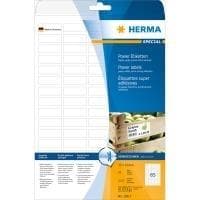 HERMA - Selvklæbende papiretiketter, mat - hvid - 37 x 13 mm 2125 label(s) (25 ark x 85) (10917)