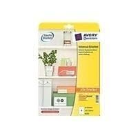 Avery Zweckform Universal - Etiketter - Vit - A6 (105 x 148 mm) - 40 etikett(er) (10 ark x 4) - (6124)