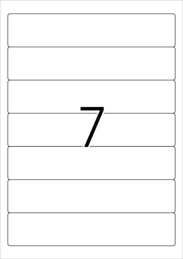 HERMA mappeetiketter hvid 192X38mm 25 ark A4 175p.