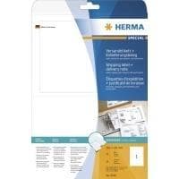 HERMA Special - ogenomskinliga fraktetiketter - vit - 130 x 182 mm 25 st. (25 ark (8316)
