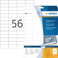Miniatyrbild 1 av 4: Herma Labels vit 52,5x21,2 avtagbar SuperPrint 1400 st.