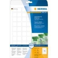 HERMA - Selvklæbende aftagelige matte papiretiketter - hvide - 24 x 24 mm 1750 label(s) (25 ark x 70) (10105)
