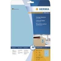 HERMA Special - Permanenta självhäftande matta pappersetiketter - Blå - A4 (210 x 297 mm) - 20 etikett(er) (20 ark x 1) (4423)