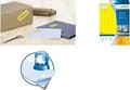 Miniatyrbild 1 av 6: HERMA 4552 Färgade etiketter DIN A4 avtagbara (105 x 37 mm, 20 ark, papper, matt) självhäftande, utskrivbara, avtagbara och återhäftande färgade etike