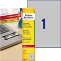 Miniatyrbild 1 av 6: Avery - polyester - matt - permanent lim - silver - A4 (210 x 297 mm) 8 etikett(er)