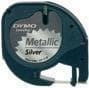 DYMO LT Metallic - Svart på Metallic - Polyester - DYMO - LetraTag 100T - LetraTag 100H - 1,2cm - 4m (S0721730)