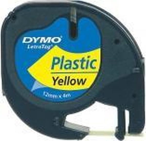 DYMO 12mm LetraTAG Plast Tape Etikett Printer Tape