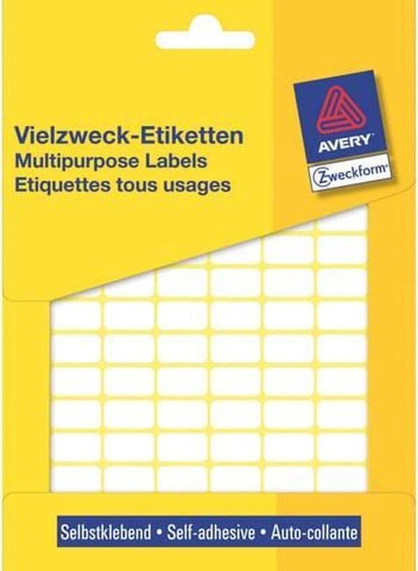 Private Label Avery 3311 Manuel Label 19x9mm Hvid