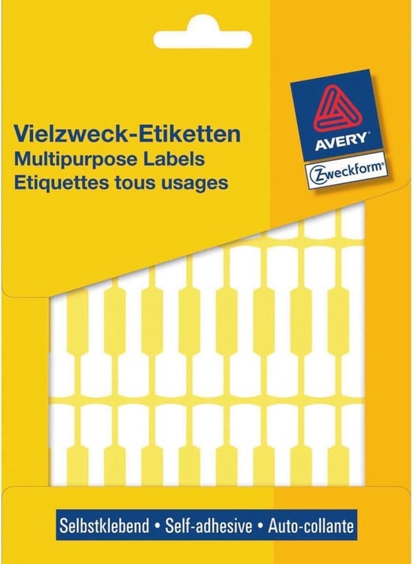 Private Label Avery 3335 Manuel Label 49x10mm Hvid
