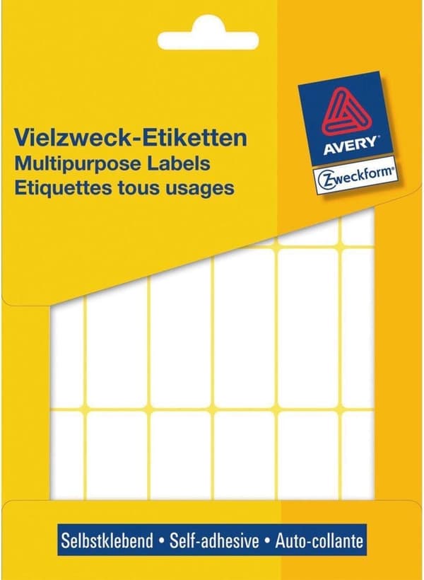Private Label Avery 3327 Manuel Label 50x19mm Hvid